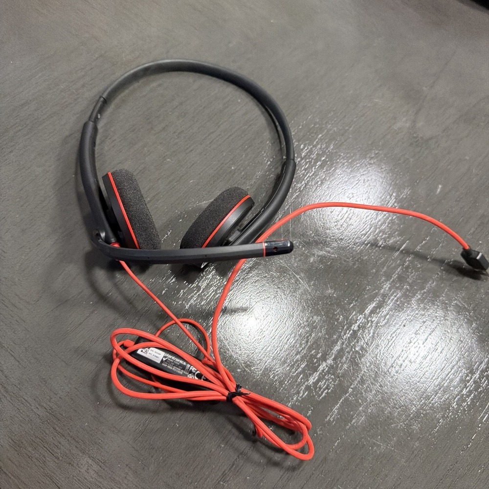 Plantronics Poly Blackwire Wired Headset With Mic